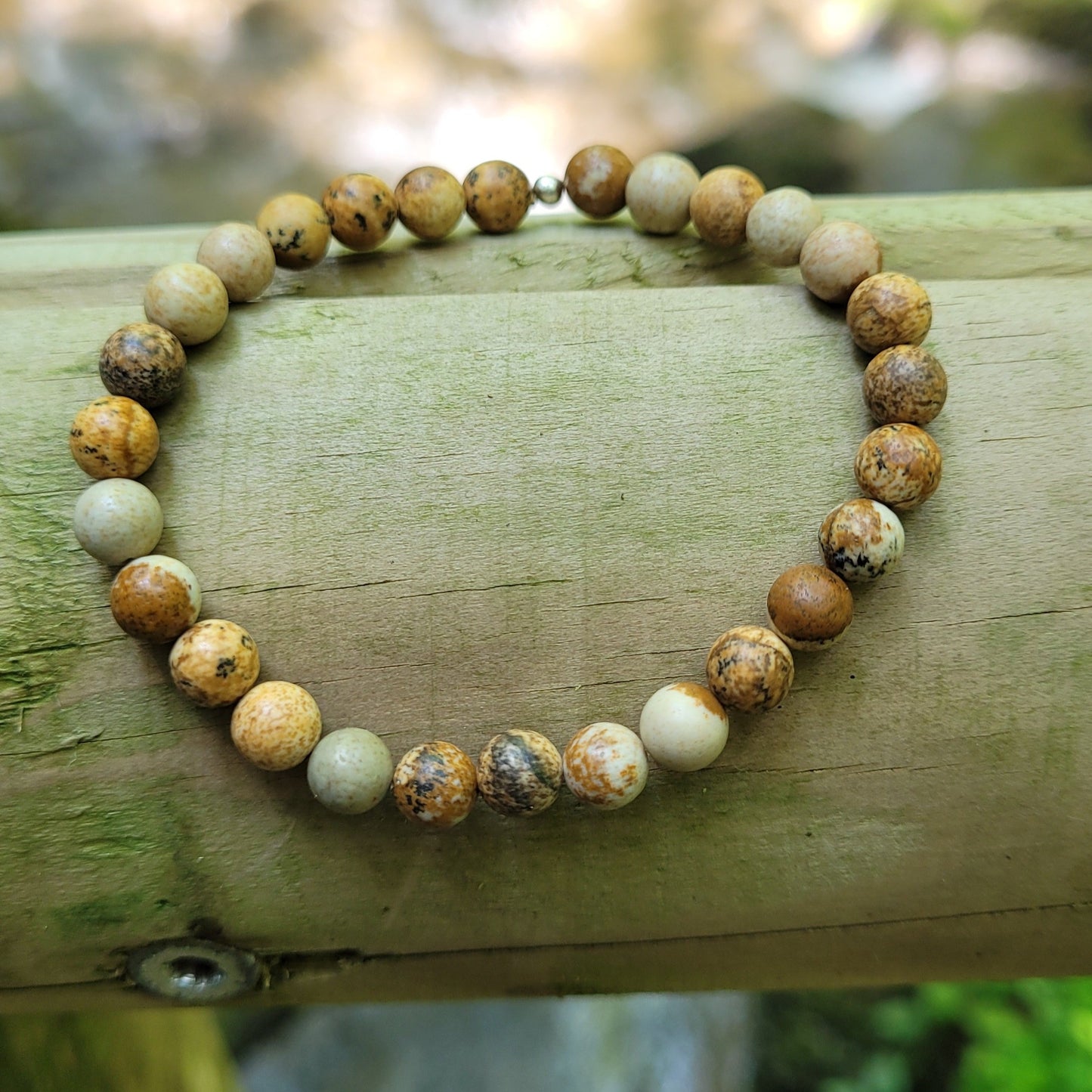 Bracelet Jaspe paysage Créa'Clo