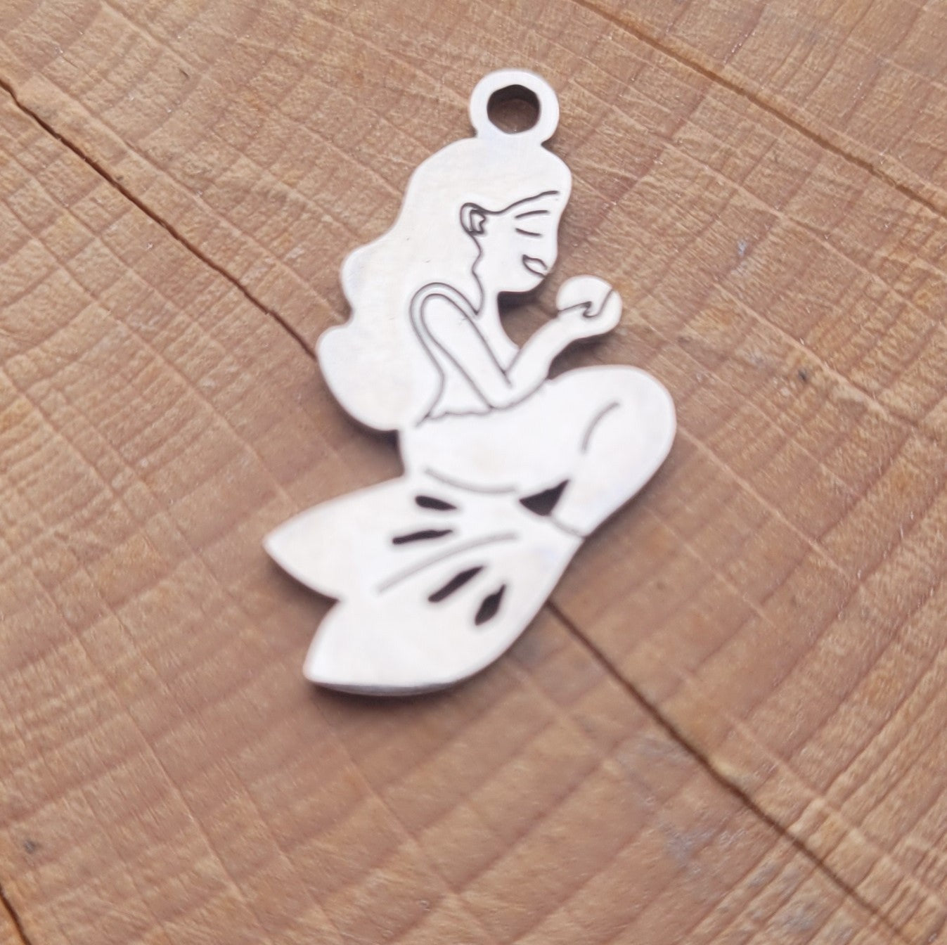 Bracelet enfant Améthyste - Avec pendentif Créa'Clo