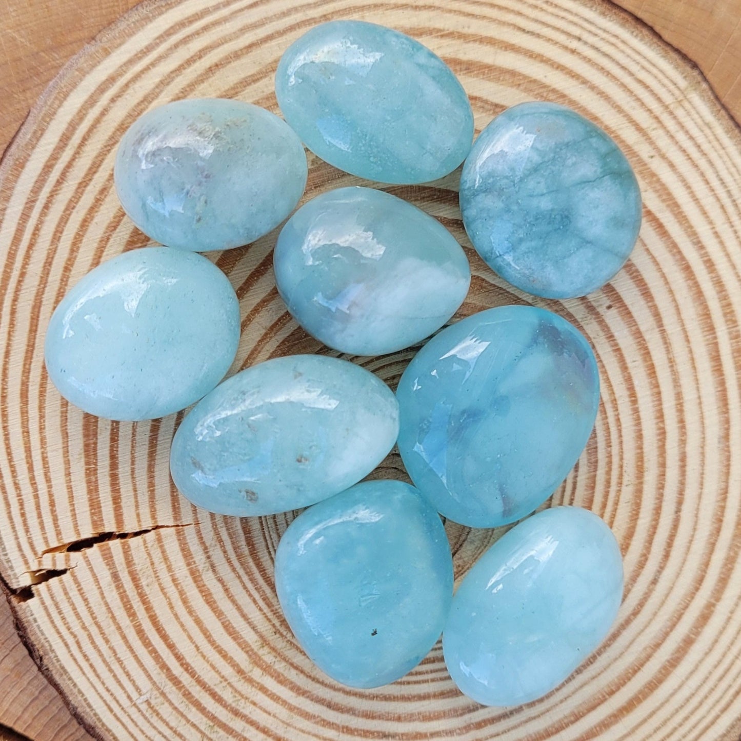 Aigue marine - Pierre de poche Créa'Clo