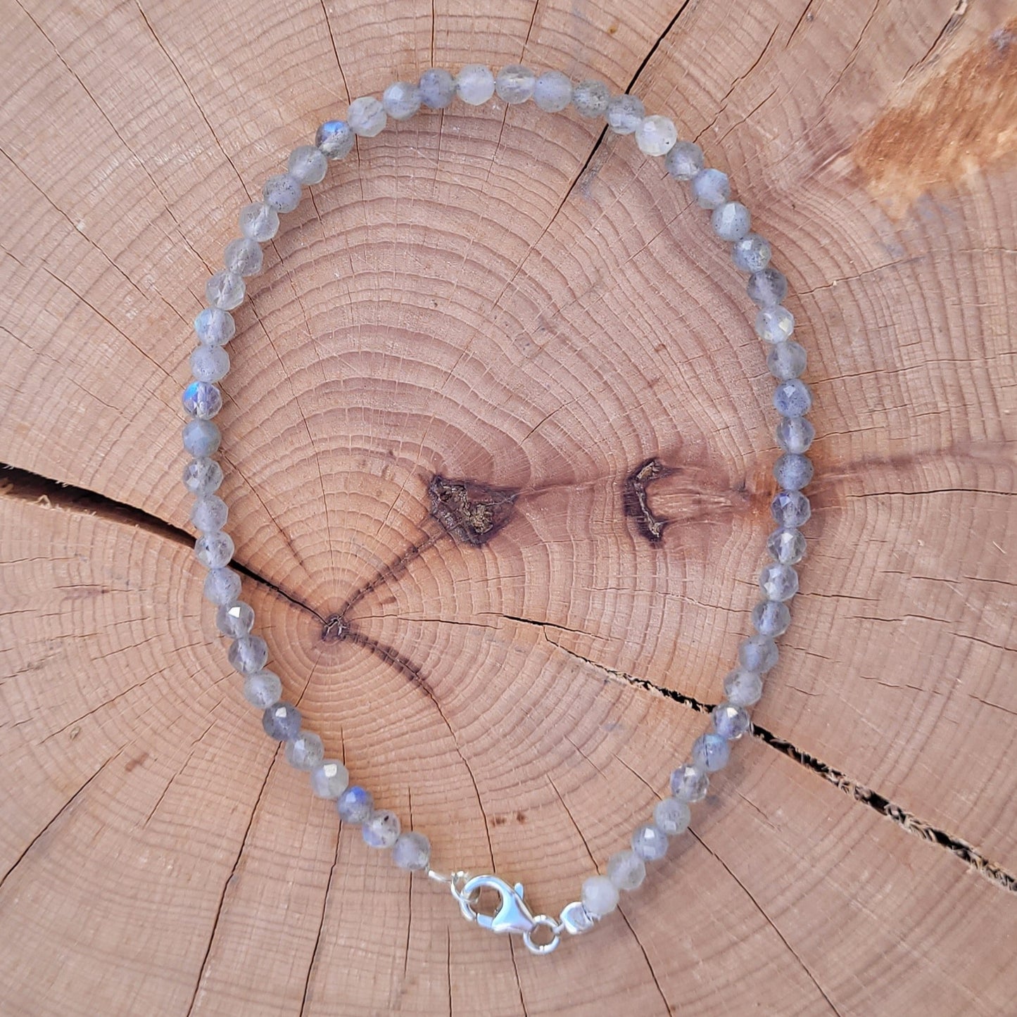 Bracelet de cheville - Labradorite Créa'Clo