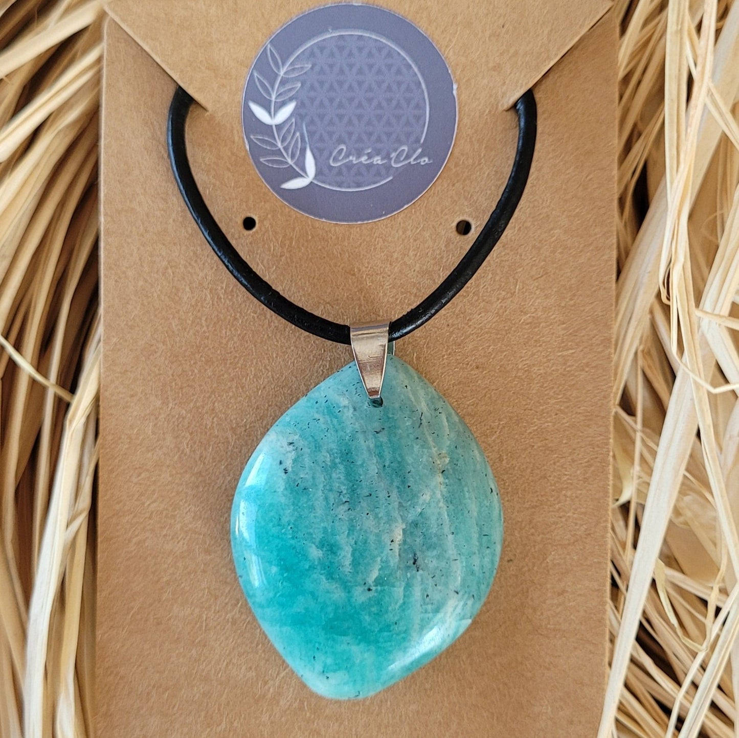 Collier Fluorine - forme goutte (Copy) Créa'Clo