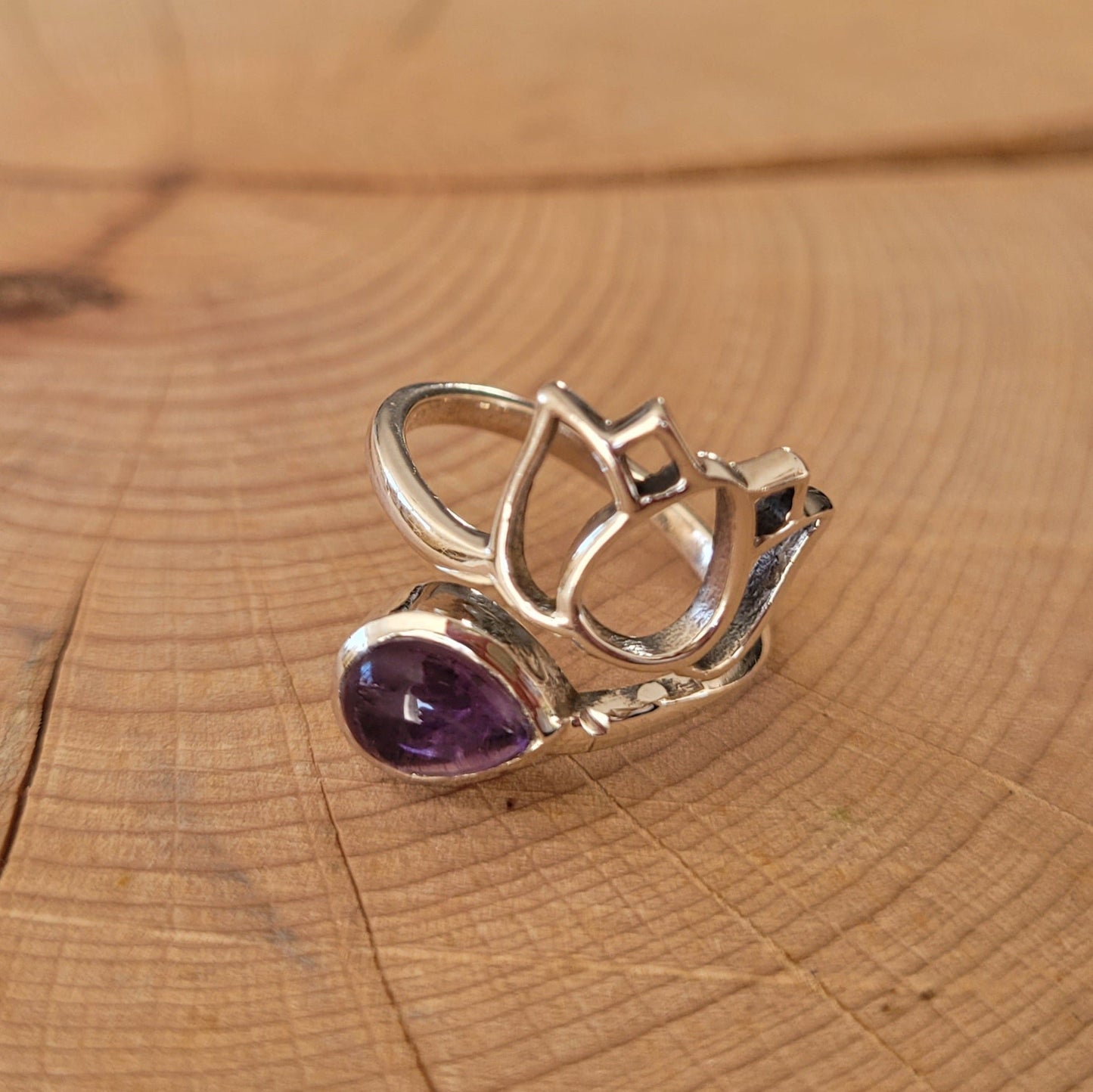 Bague en argent - Améthyste Créa'Clo