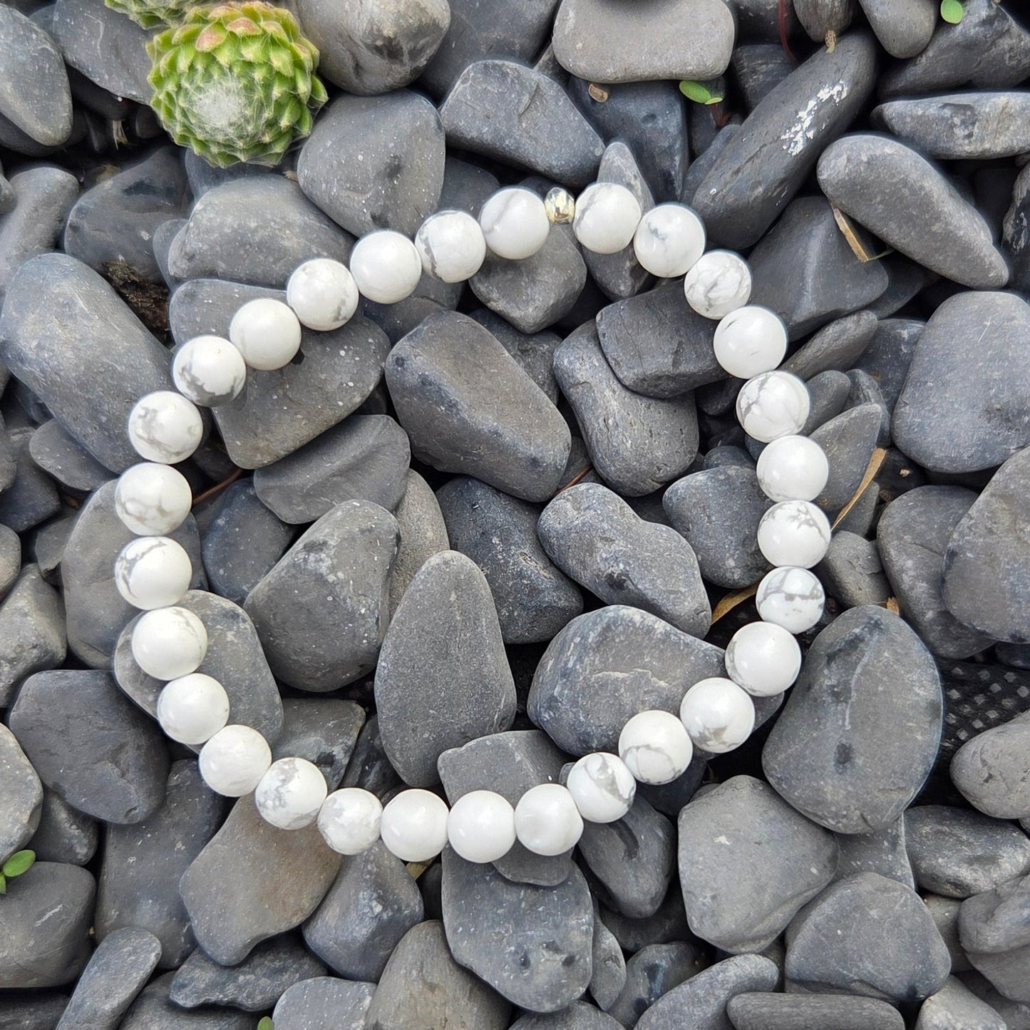 Bracelet Howlite 6 & 8mm Créa'Clo