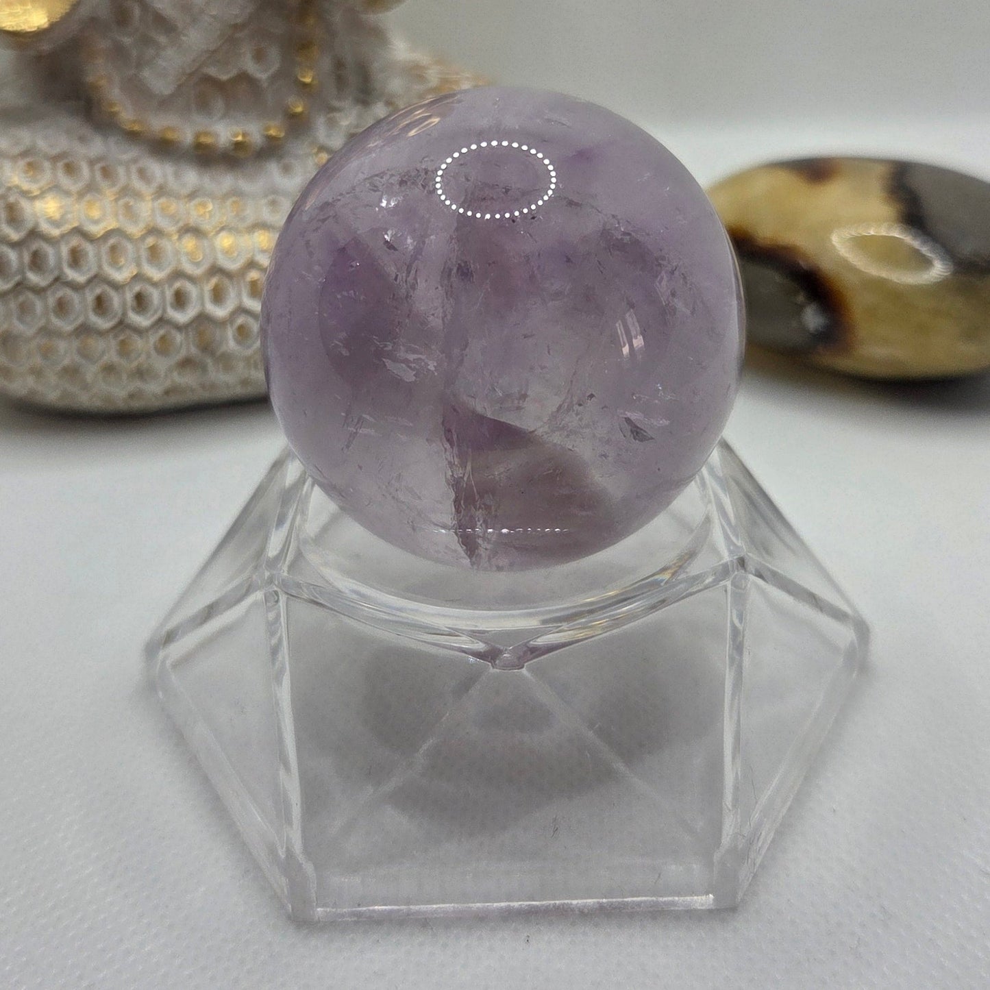 Sphère Améthyste lavande - 4cm Créa'Clo