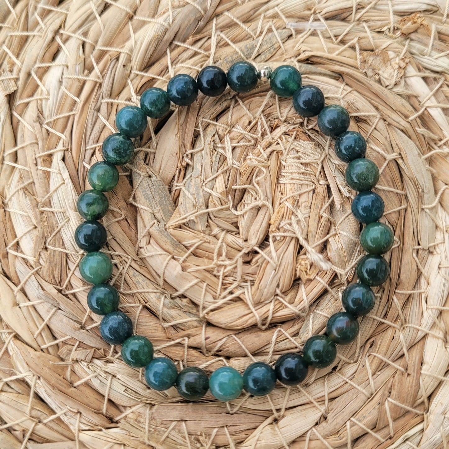 Bracelet Agate mousse Créa'Clo