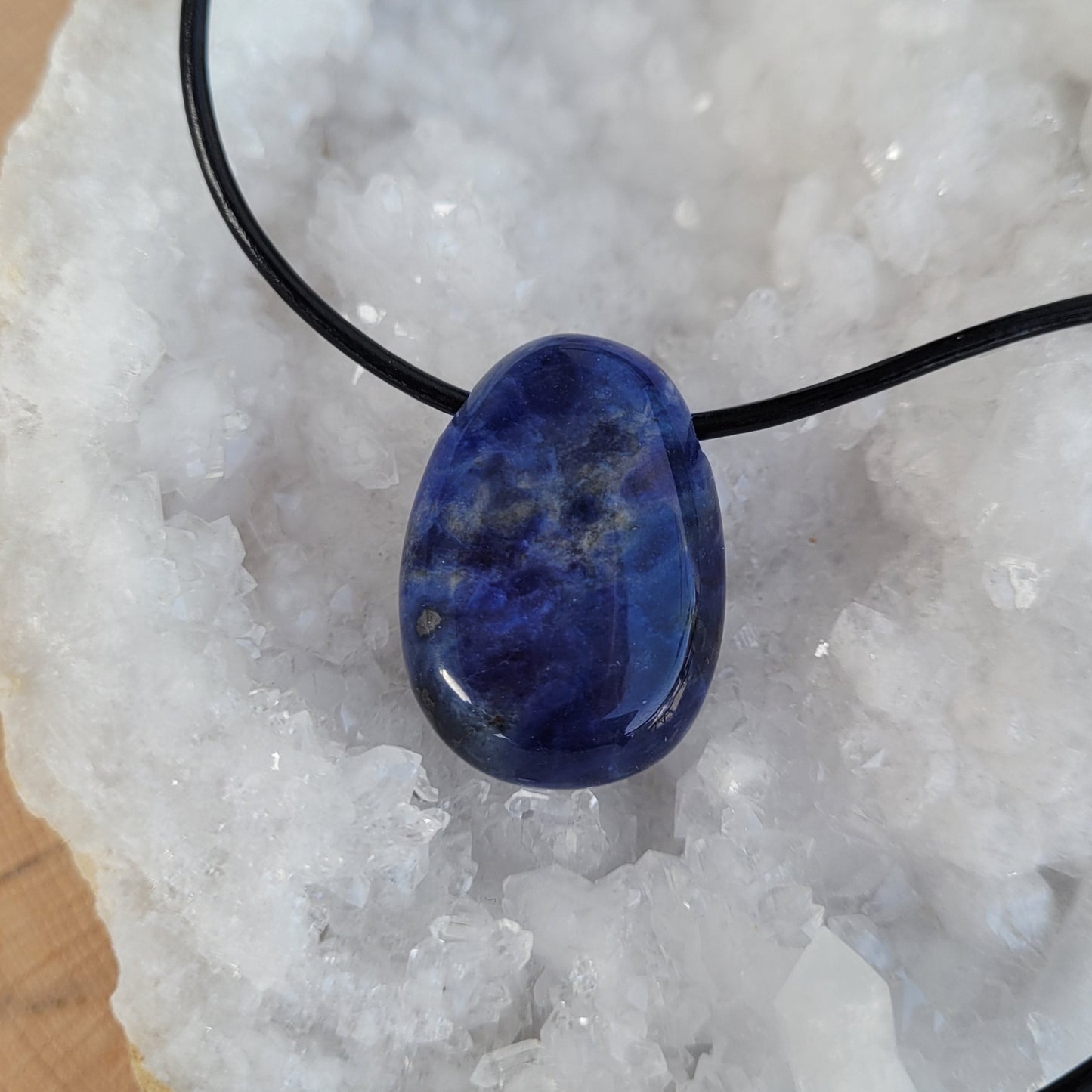 Collier pendentif Sodalite Créa'Clo