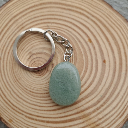 Porte-clés Aventurine verte Créa'Clo