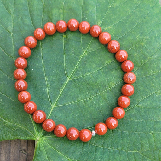 Bracelet Jaspe rouge Créa'Clo