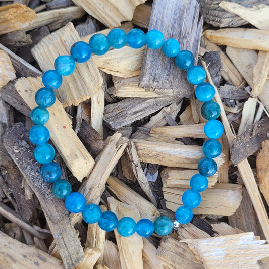 Bracelet Apatite bleue Créa'Clo