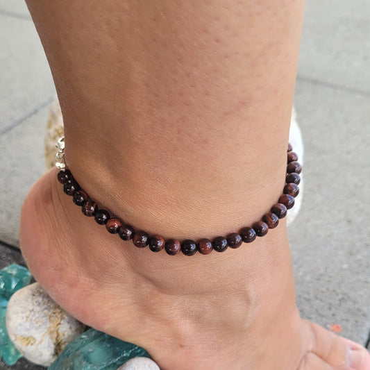 Bracelet de cheville - Oeil de taureau Créa'Clo