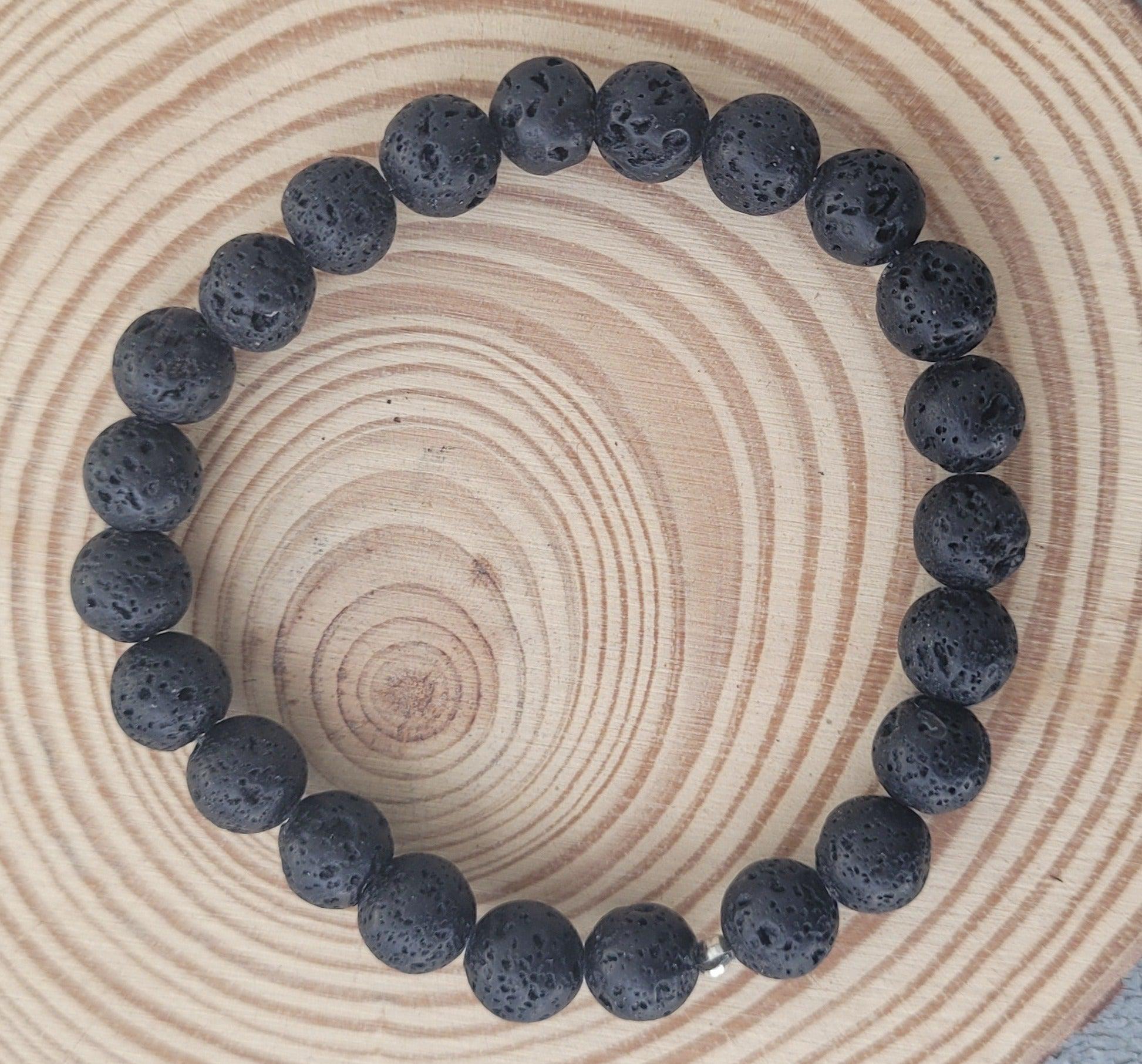 Bracelet Pierre de lave Créa'Clo