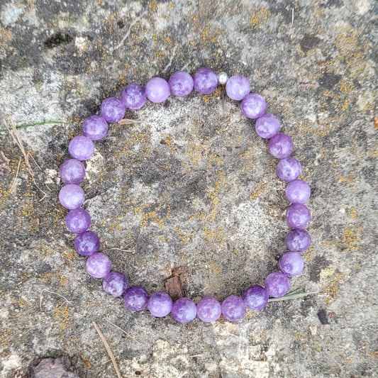 Bracelet Lépidolite Créa'Clo