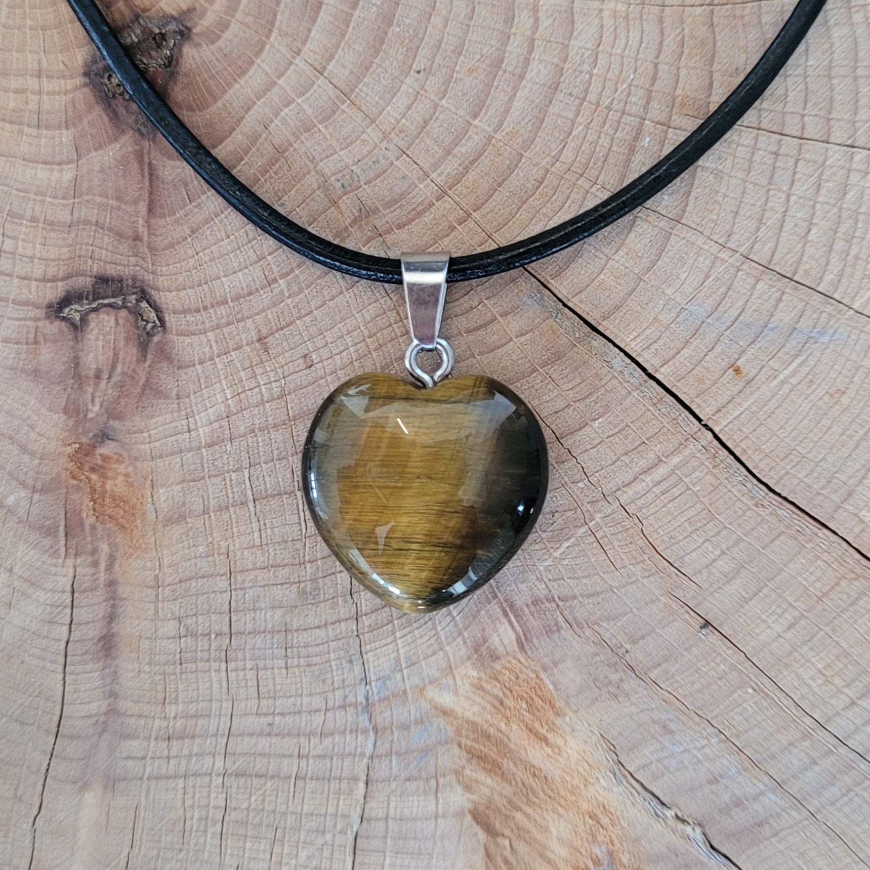 Collier Améthyste - pendentif coeur (Copie) CréaClo