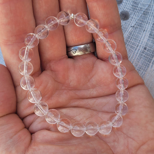 Bracelet Cristal de roche Créa'Clo