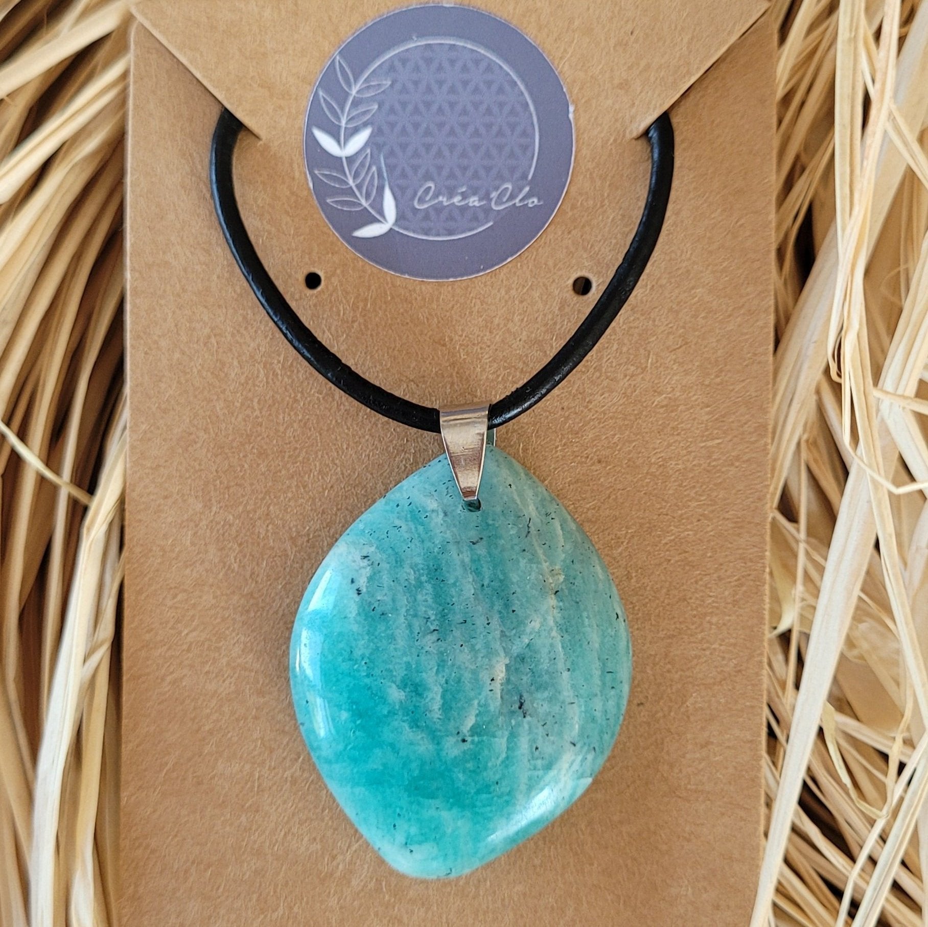 Collier Fluorine - forme goutte (Copy) Créa'Clo