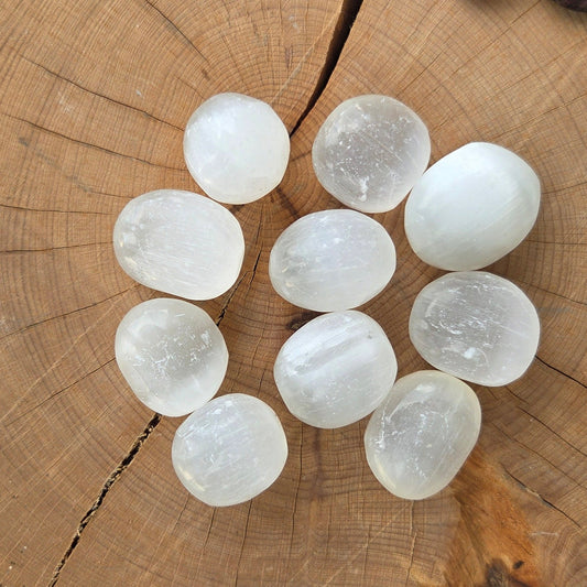 Sélénite - Pierre roulée Créa'Clo