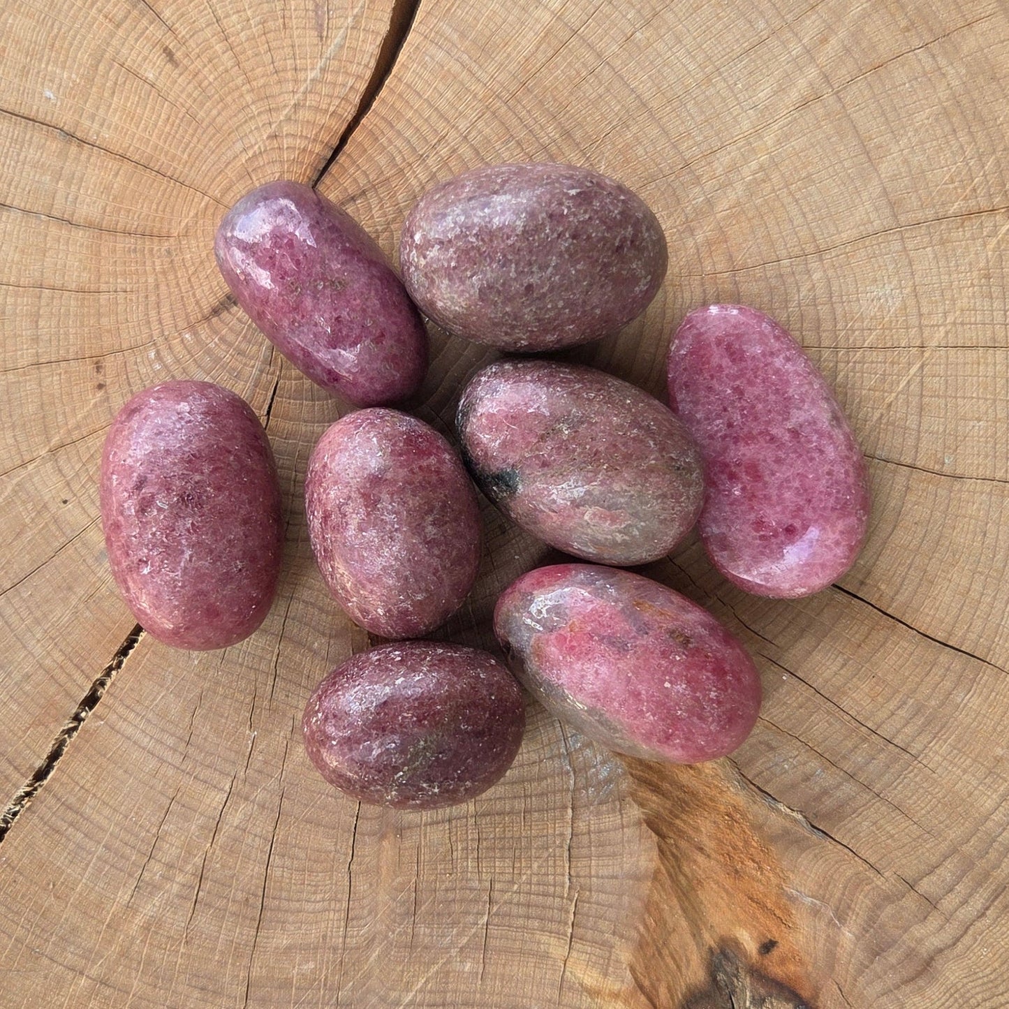 Rhodonite - Pierre de poche plate Créa'Clo