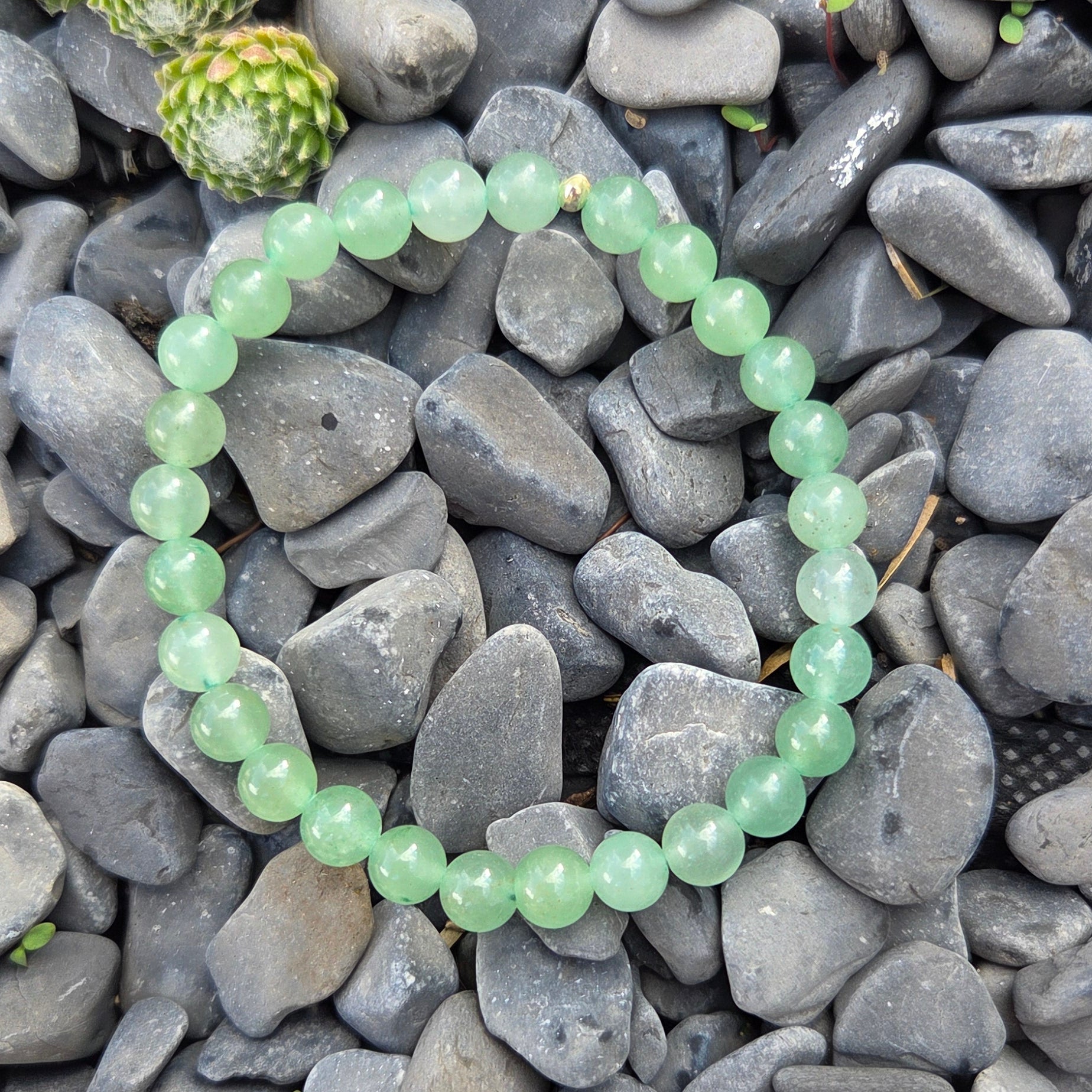 Bracelet Aventurine verte