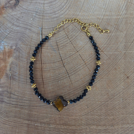 Bracelet Facetté - Oeil de tigre Créa'Clo