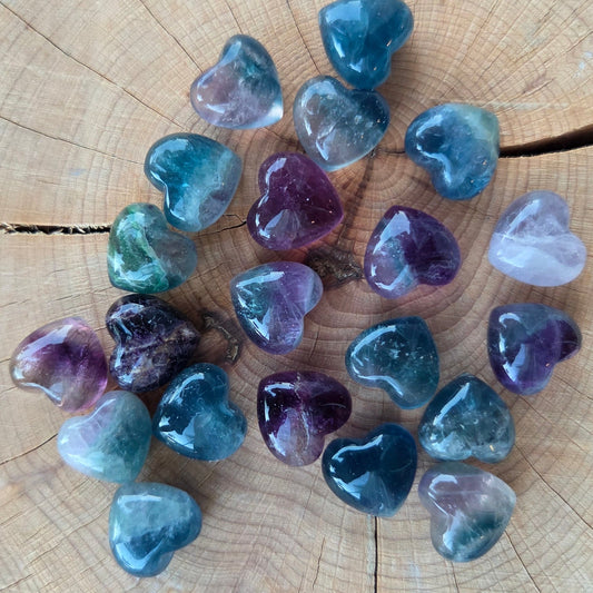 Galet coeur Fluorine Créa'Clo