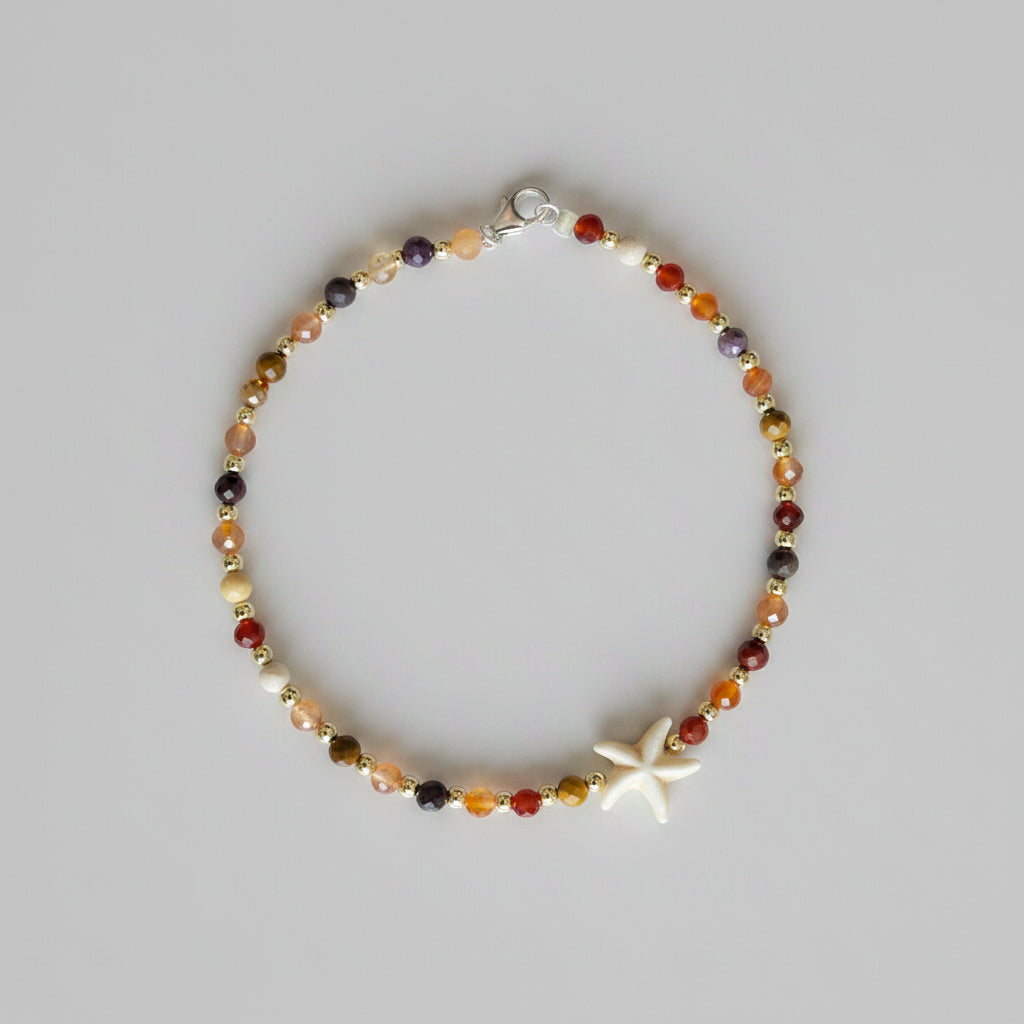 Bracelet de cheville - Modèle étoile Créa'Clo