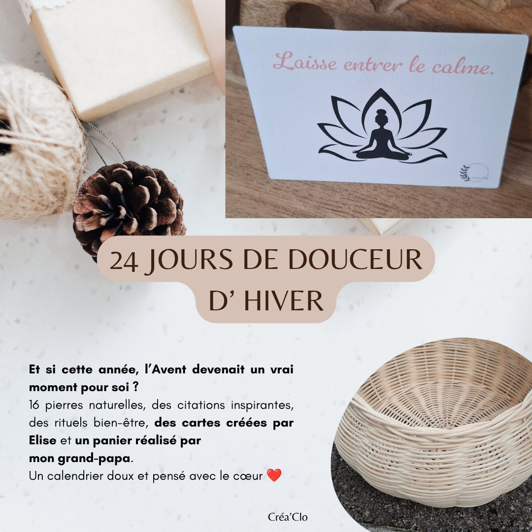 Calendrier de l'Avent 2026 - Pierres naturelles [Tome 3] Créa'Clo