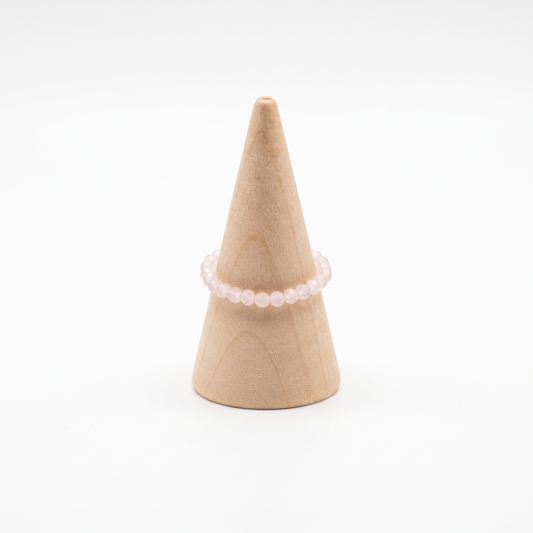 Bague Quartz rose - Fait main Créa'Clo