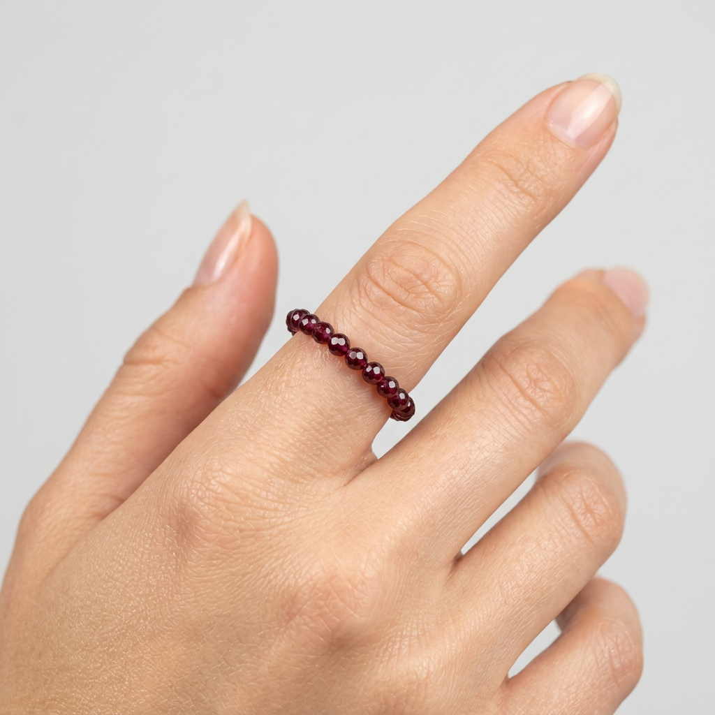 Bague Grenat - Fait main Créa'Clo