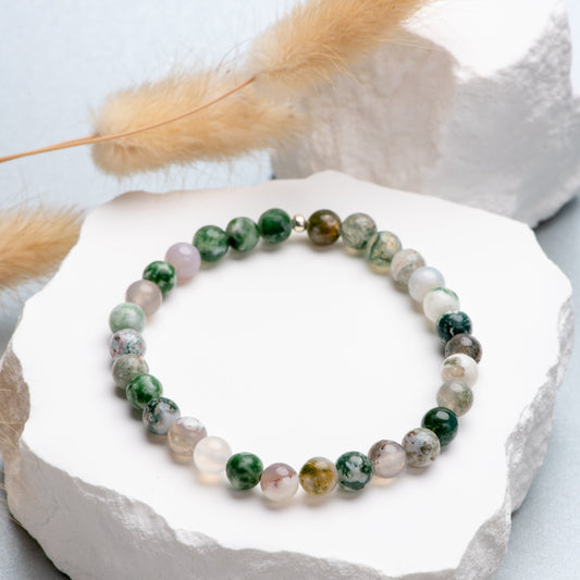 Bracelet Agate arbre Créa'Clo