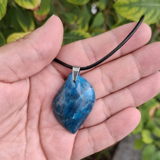 Collier Apatite bleue Créa'Clo