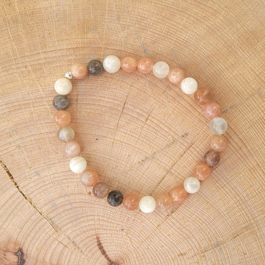 Bracelet Pierre de lune Créa'Clo