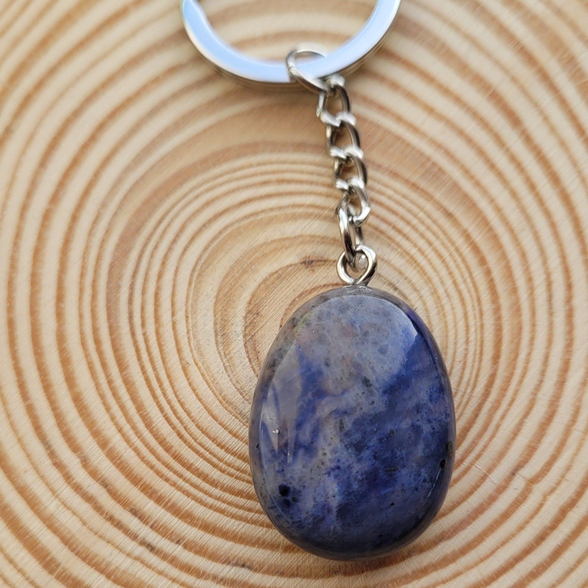 Porte-clés Sodalite Créa'Clo