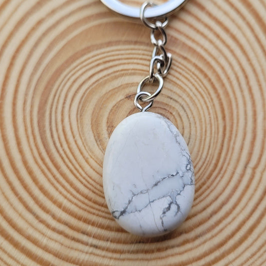 Porte-clés Howlite Créa'Clo