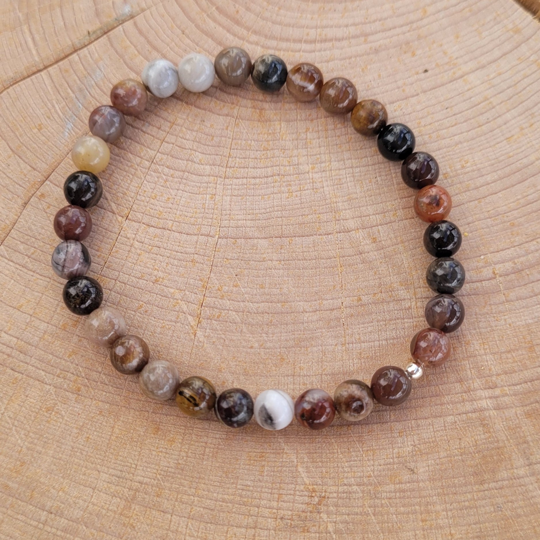 Bracelet Bois fossilisé Créa'clo