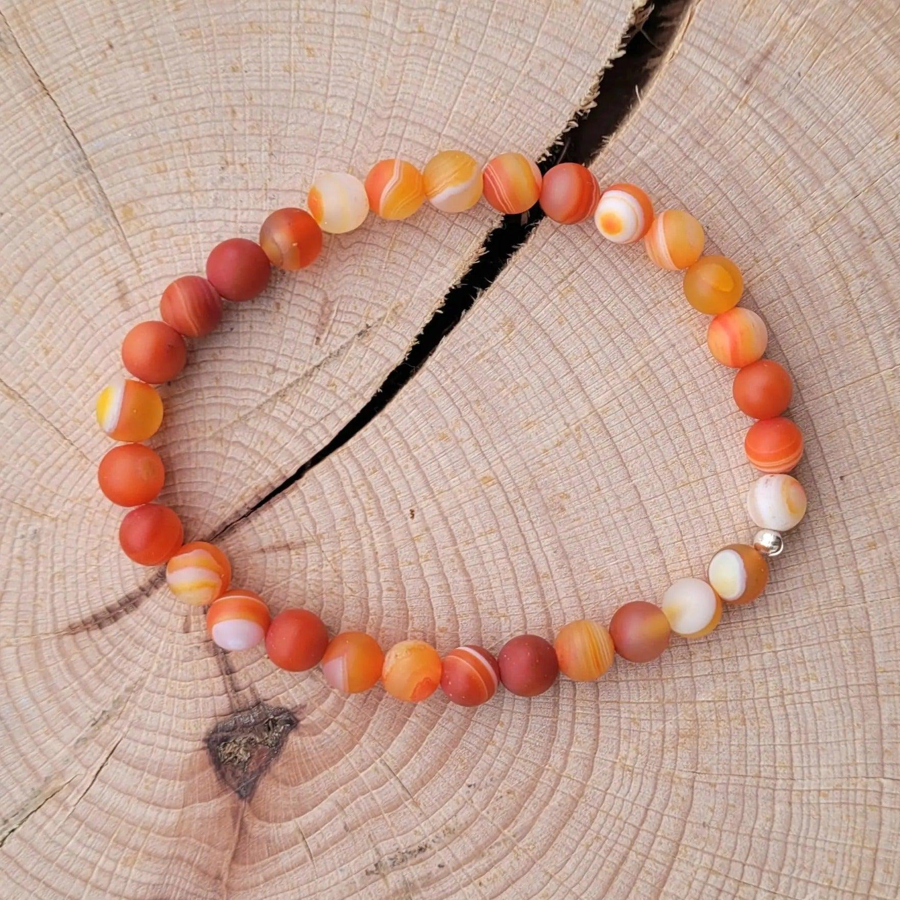 Bracelet cornaline 